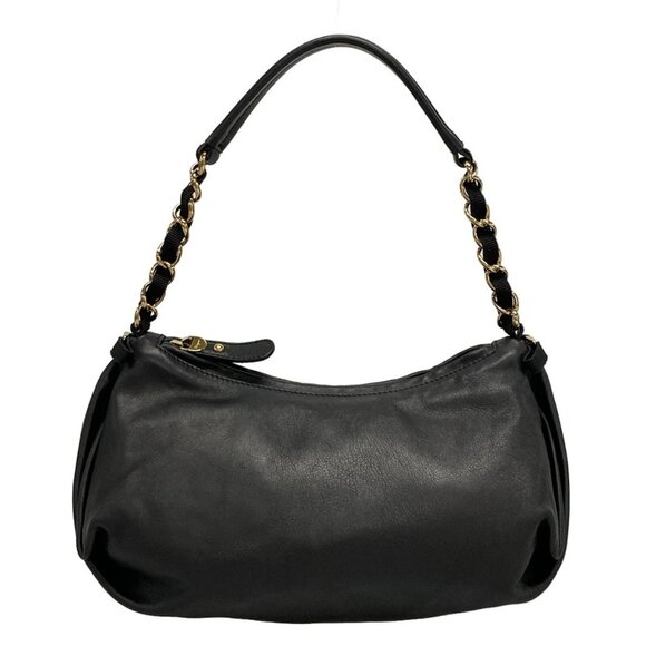 Salvatore Ferragamo Handbags - Auth Salvatore Ferragamo Vara AU-21/C945 Black Leather Handbag